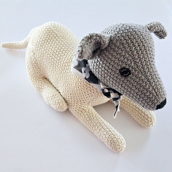 Target 2024 Dog Limited Edition Cuddle Collab GHOST ONLY 14” Plush Crochet - Picture 1 of 8